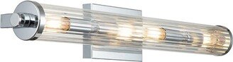 Netlighting Kichler Azores Bathroom Wall Lamp Polished Chrome IP44