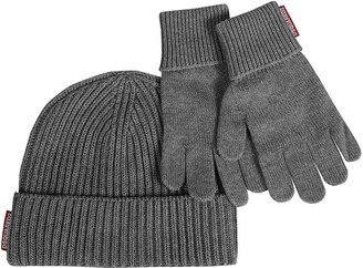 Knitted Hat And Gloves Set