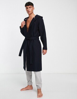 waffle robe in navy