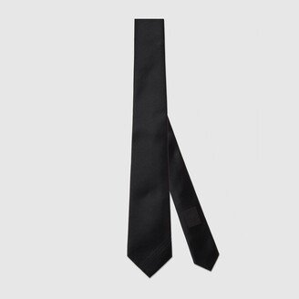 Silk tie with Interlocking G-AA