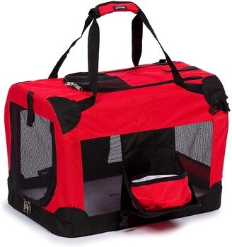 Folding Deluxe 360 Vista View Pet Carrier - Large