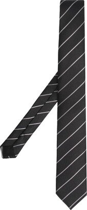 Diagonal Stripe-Print Tie