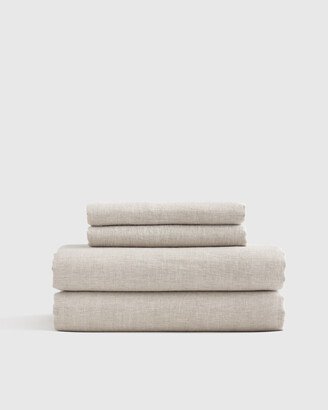 European Linen Chambray Sheet Set