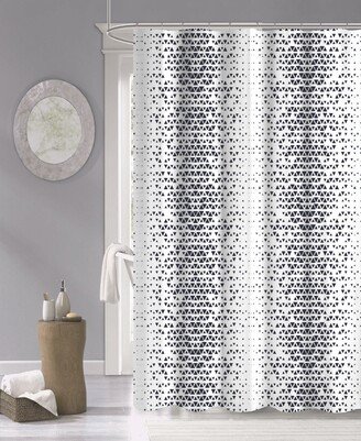 Optic 100% Cotton Shower Curtain, 72