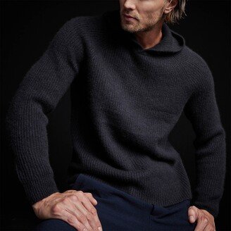 Cashmere Rib Hoodie