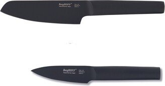 RON 2Pc Non-stick Kitchen Knives, Vegetable Knife, Paring Knife, Titanium PVD Coating