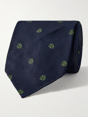 Sid Mashburn 7.5cm Embroidered Silk-Twill Tie