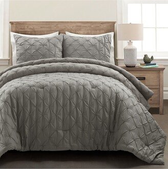 3Pc Ravello Pintuck Comforter Set