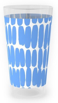 Outdoor Pint Glasses: Hatches Outdoor Pint Glass, Blue