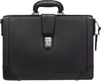 Mancini Men's Buffalo Luxurious Litigator Briefcase Pocket for 17.3