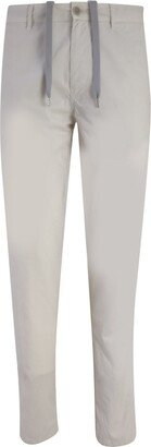 Straight-Leg Drawstring Chino Trousers-AA