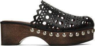 Black Vienne Clogs