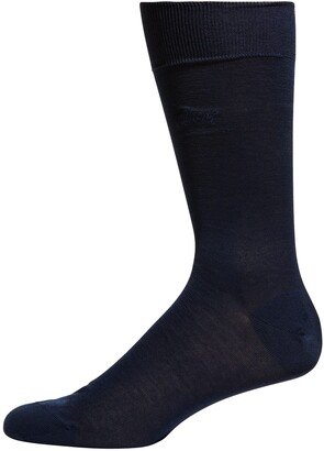 Men's Solid Crew Socks