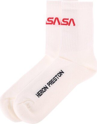 Logo Printed Socks