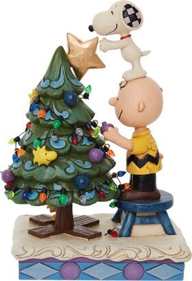 Jim Shore Charlie Brown Snoopy Decorating Figurine