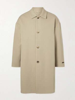 Eternal Wool and Cotton-Blend Twill Coat