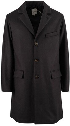 Single-Breasted Jersey Coat