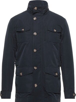 ANGELO NARDELLI Overcoat Midnight Blue