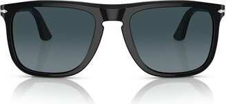 Square Frame Sunglasses-BW