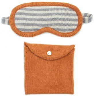 Cashmere Striped Eyemasks With Pouch-AD