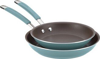 Cucina Twin Pack Open Skillets - Blue (9.25 and 11)