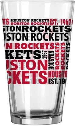 Houston Rockets 16 oz Team Spirit Pint Glass