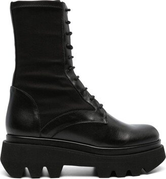 Trey lace-up leather boots