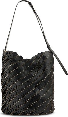 Rabanne Pacoïo leather bucket bag-AA