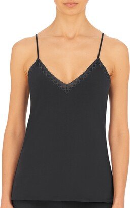 Bliss Lace Edge High-Low Cotton Camisole