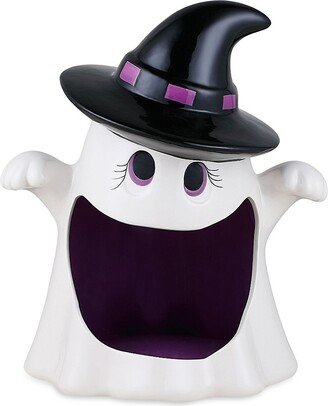 Mr. Halloween Motion Activated Ghost Ceramic Candy Bowl