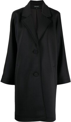 Single-Breasted Asymmetric Coat