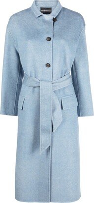 Belted Wool Coat-AK