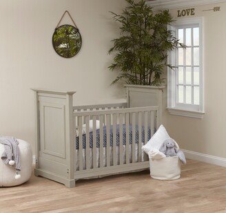 DECO Cape Cod 3-in-1 Convertible Island Crib Light Gray