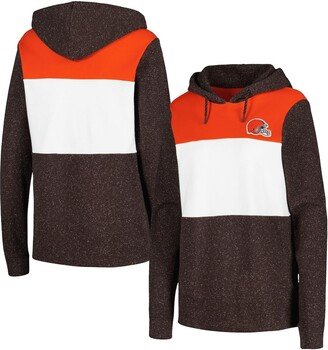 Women's Brown Cleveland Browns Wicket Pullover Hoodie