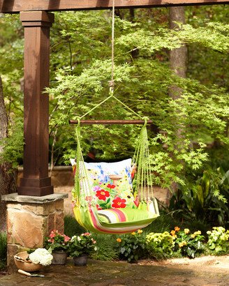 Magnolia Casual Fresh Lime Stripe Swing Chair