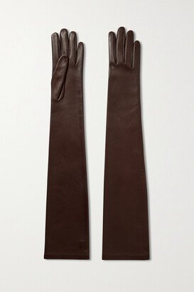 Simon Leather Gloves - Brown-AA