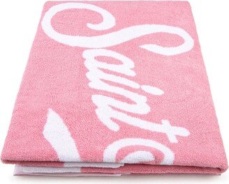 Beach Towel With Pink Frame