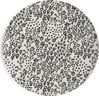 Salad Plates: La Ville Meadow - Black Salad Plate, Black