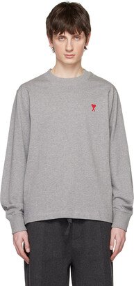 Gray Ami De Cœur Long Sleeve T-Shirt