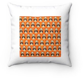 Seamless Pattern With Owls Pillow - Throw Custom Cover Gift Idea Room Decor