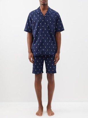 Logo-print Cotton-poplin Short Pyjamas