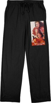 Characters Poster Men's Black Sleep Pajama Pants-XXL