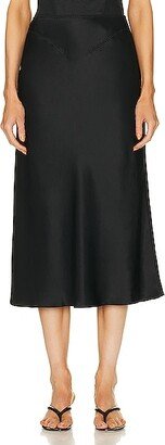 Augustine Maxi Skirt in Black