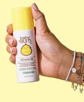 Baby Bum Mineral Sunscreen Roll-On Lotion Spf 50