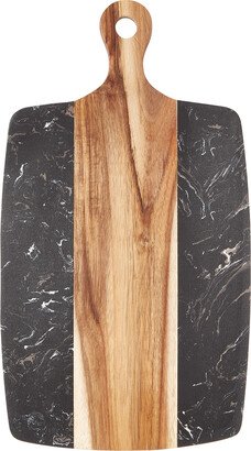 dexas Serving Board Black Marble & Wood