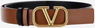 Vlogo Signature Reversible Belt-AC