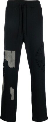 Graphic-Print Track Pants-AI