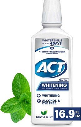 ACT Whitening Gentle Mint Mouthwash - 16.9 fl oz