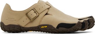 Beige & Gray Suicoke Edition VFF Soloist One Strap Sneakers