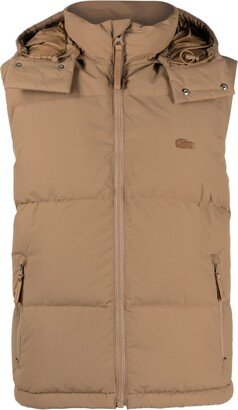 Logo-Embroidered Padded Gilet-AD